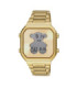 Reloj TOUS digital con brazalete de acero IPG dorado D-BEAR - 3000134300