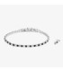 Pulsera Hombre Riviere Plata/Negro - RH000011