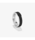 Anillo Hombre Plata-Black T-24 CERAMIC - RH000022-24