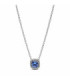 Collar Halo Azul Cuadrado Brillante Pandora - 393560C01-45