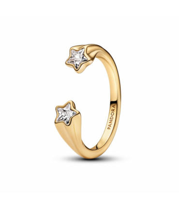 Anillo Abierto Estrellas Fugaces Pandora - 163582C01