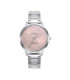 Reloj de mujer plateado con esfera rosa Mark Maddox - MM1019-77