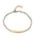 PULSERA CHIC DE ACERO IP DORADO Y PIEDRAS NATURALES - 14075P01016